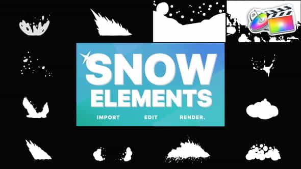 Snowy Elements | FCPX - VideoHive 29657469