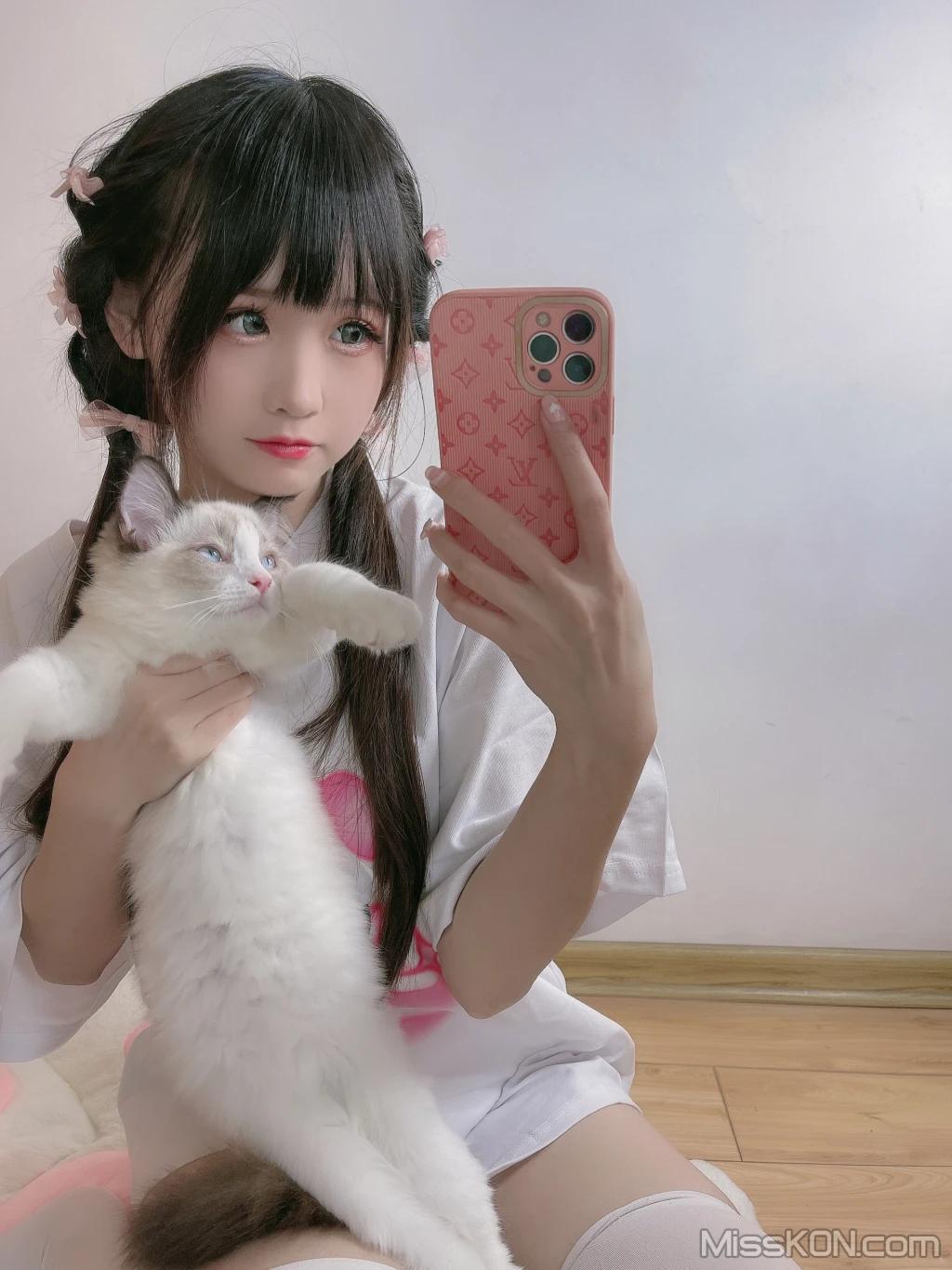 Coser@miko酱ww: mikoの白丝01 (241 photos)(22)