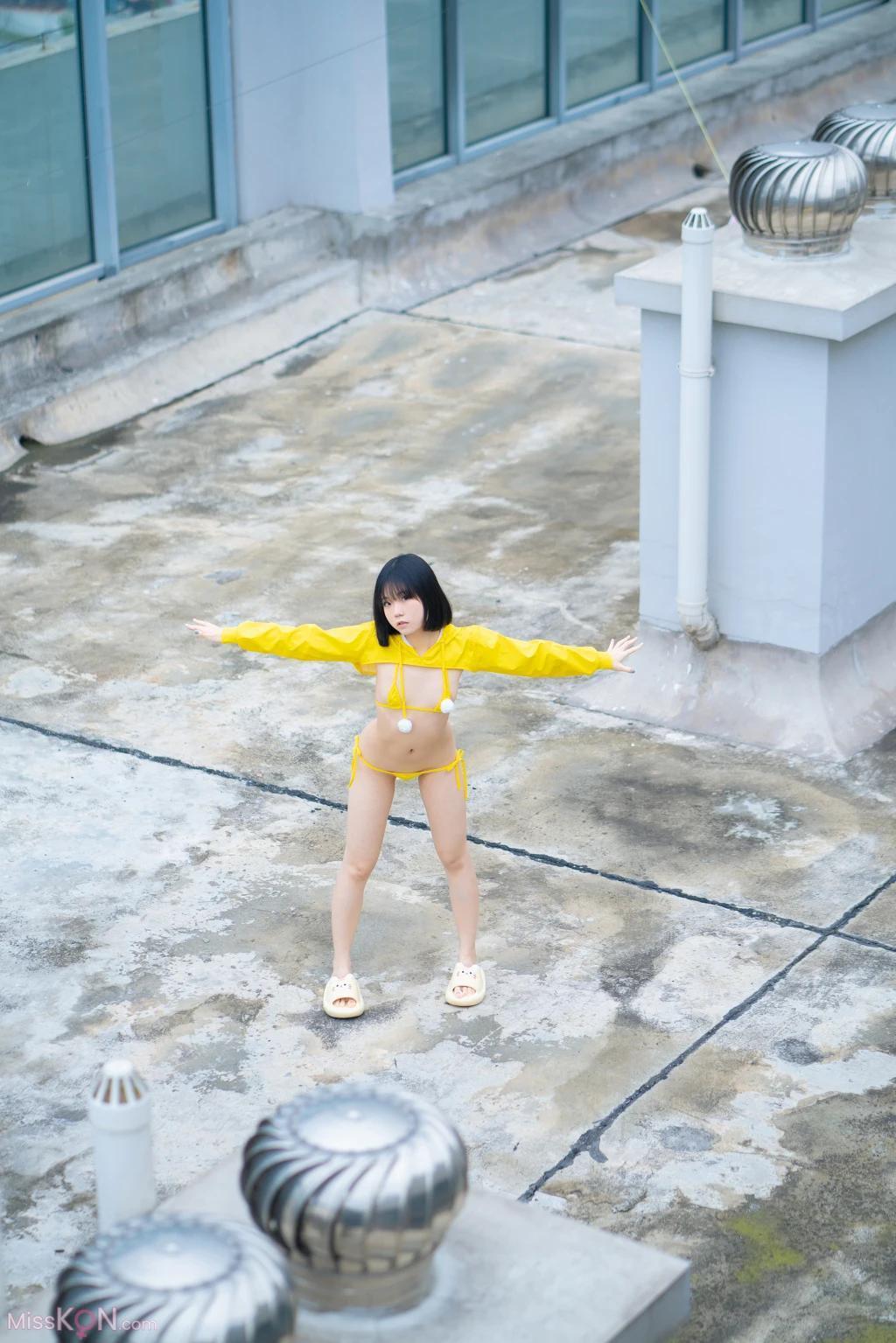 Coser@一只小栗奈: 天台小雨衣 (169 photos )(160)