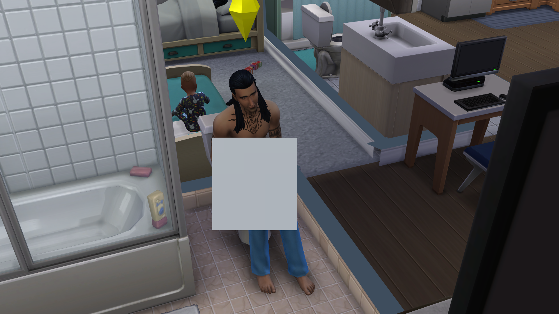 how to remove censor on sims 4