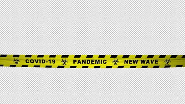 Warning Tape - Virus Pandemic - VideoHive 33690447