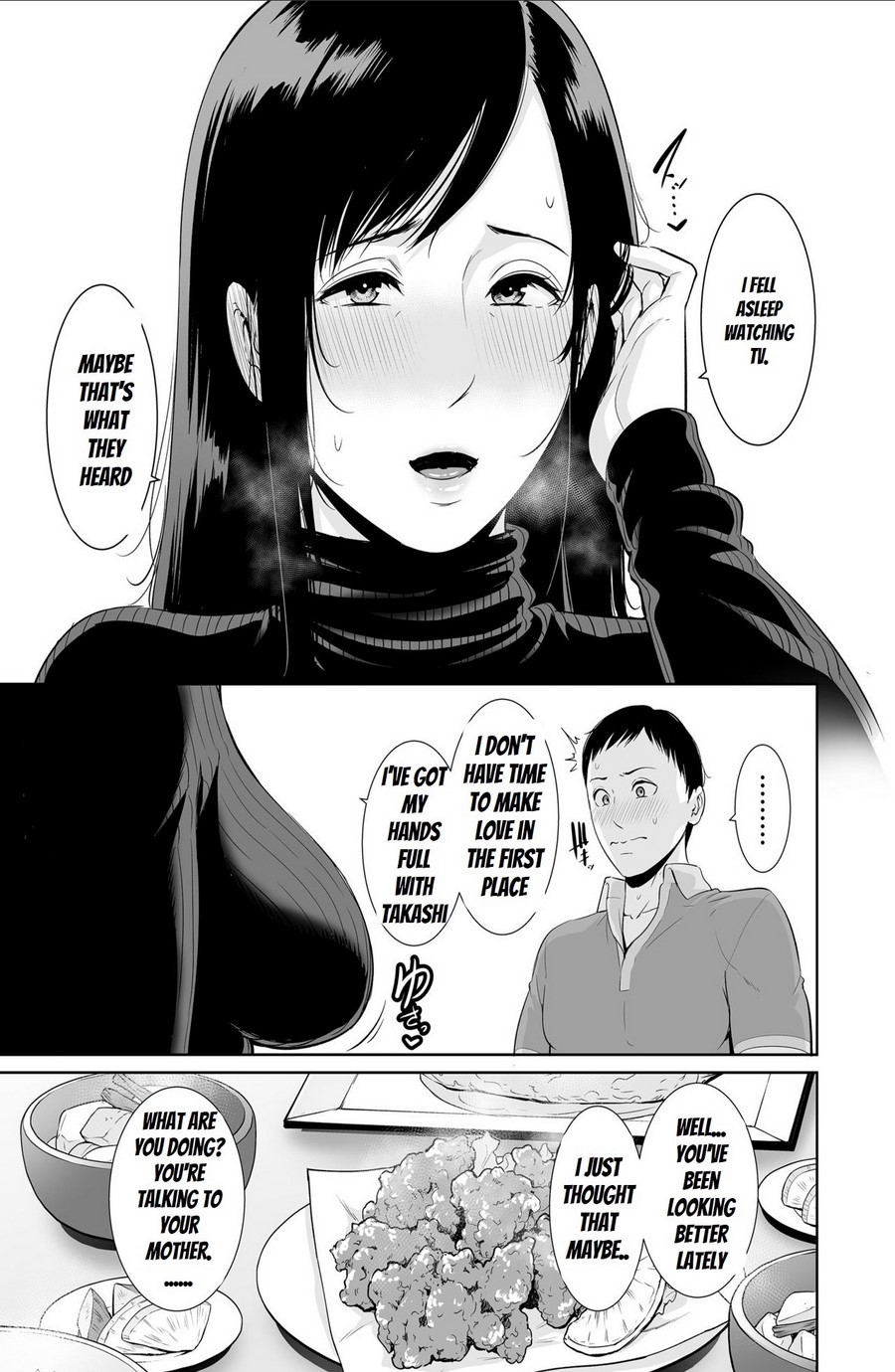 [Misaki (gonza)] Haha wa Yoru ni Saku Single Mother no Haishin Kiroku [英訳]