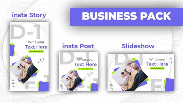 Business Design Template Pack - VideoHive 36379824
