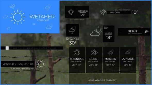 Weather Forecast Broadcast - VideoHive 36107219