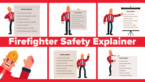 Firefighter Safety Explainer - VideoHive 38852771