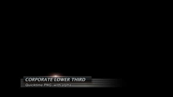 Corporate Lower Third - VideoHive 94347
