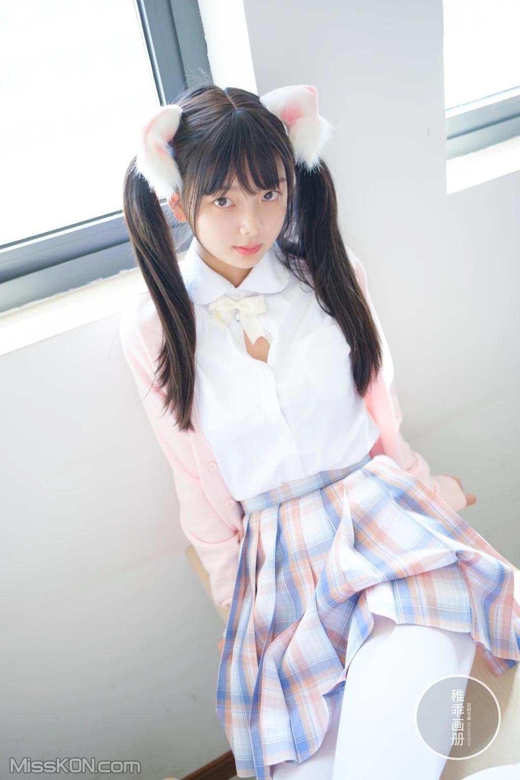 Coser@稚乖画册: 晴空04 夜夜 80d 白丝jk (63 photos )(57)