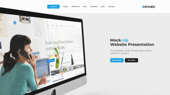 Website Presentation Mock-Up - VideoHive 26594413