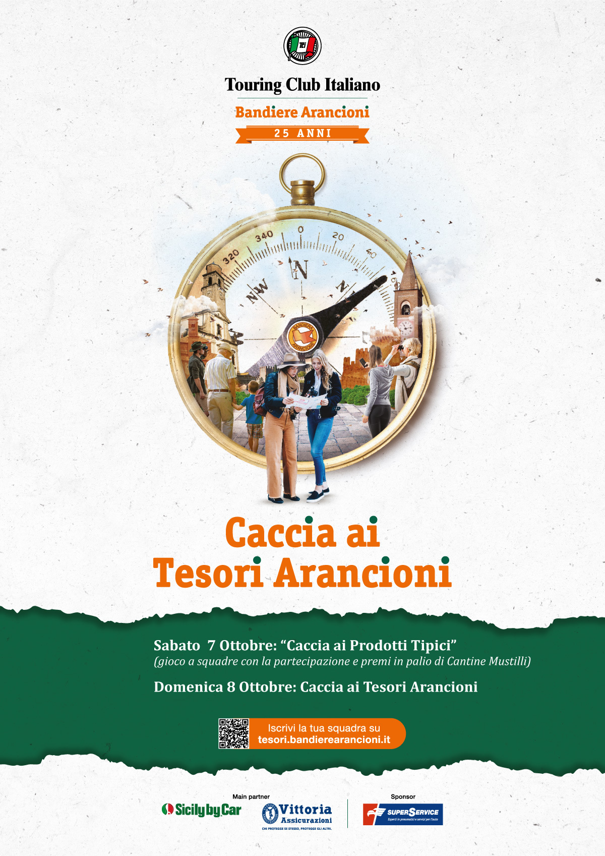 Evento / gioco “Caccia ai Prodotti” organizzata da Comune di Sant’Agata de’ Goti e Touring Club Italiano Cantine Mustilli partecipa al gioco evento e mette in palio voucher per l’assaggio dei suoi vini