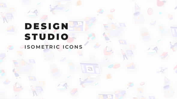 Design Studio - Isometric Icons - VideoHive 36117723