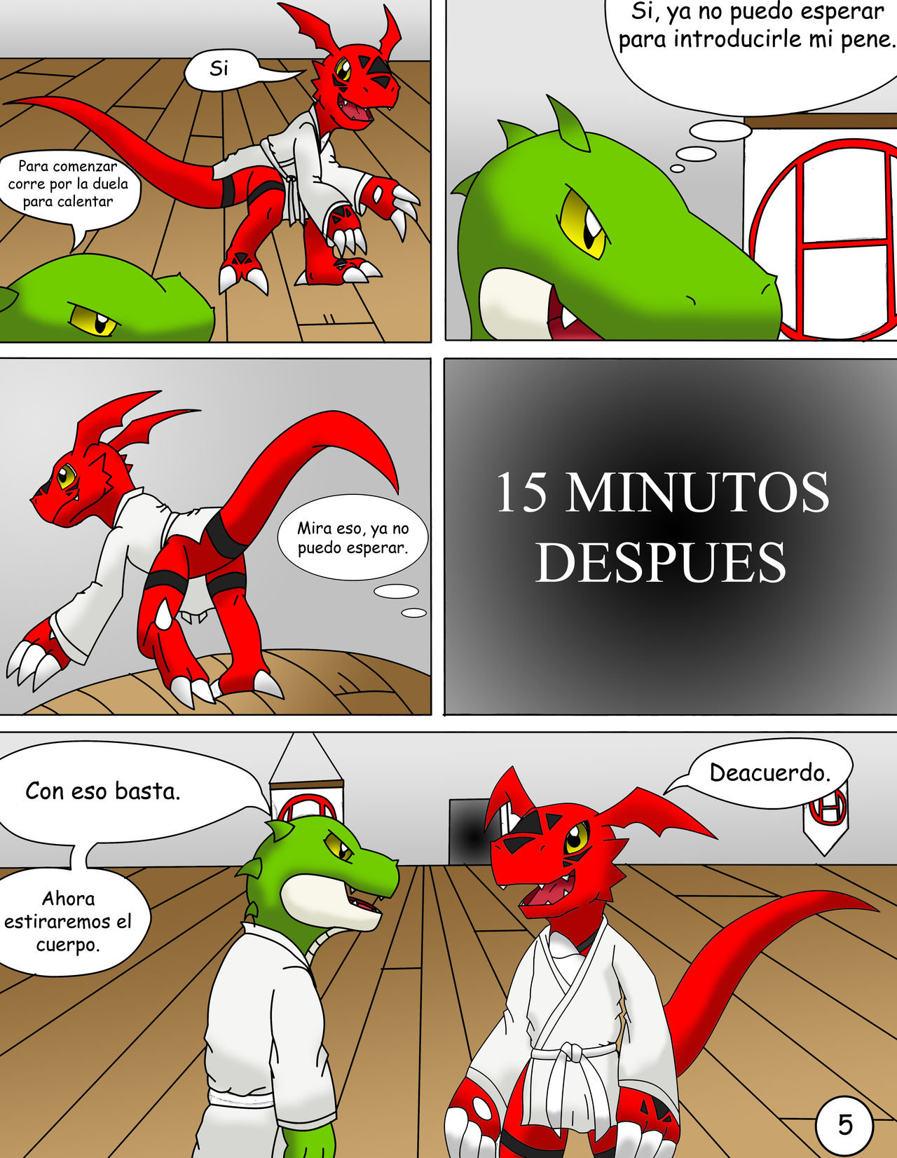 Guilmon Practica Karate - 5