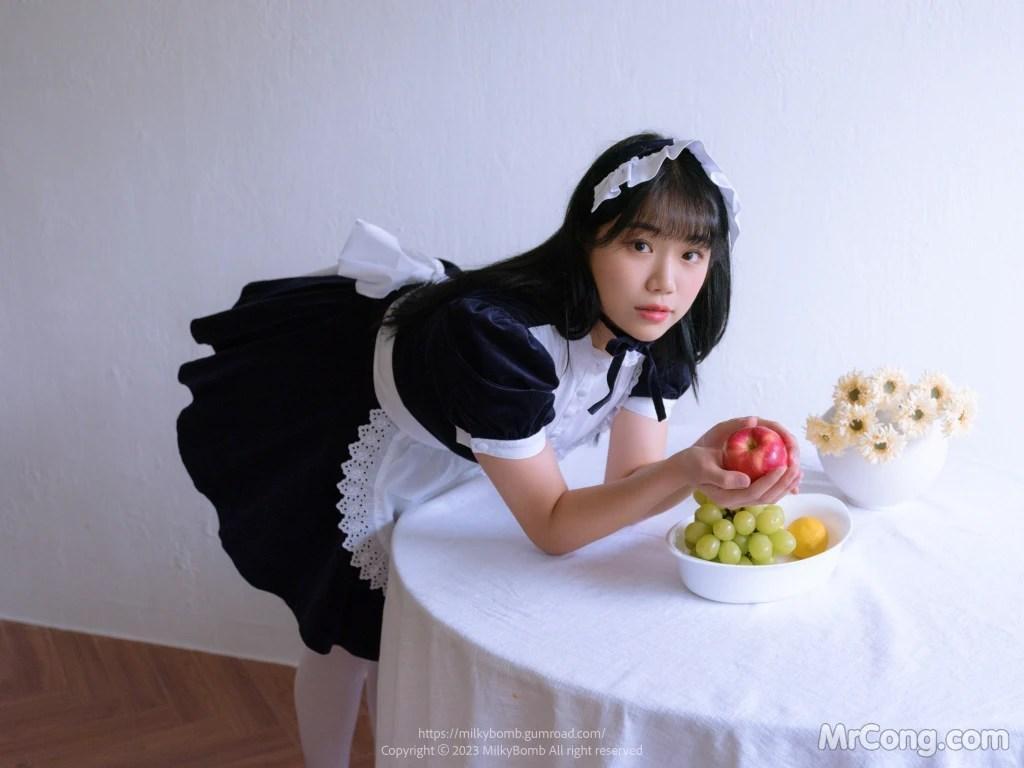 [MilkyBomb] Yui: Vol.3 Maid (291 photos )(111)