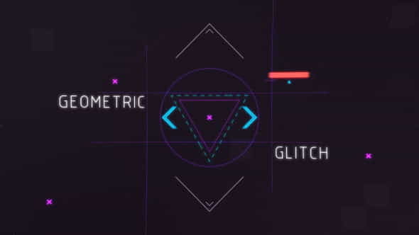 Geometric Glitch Intro 2 - VideoHive 15066335