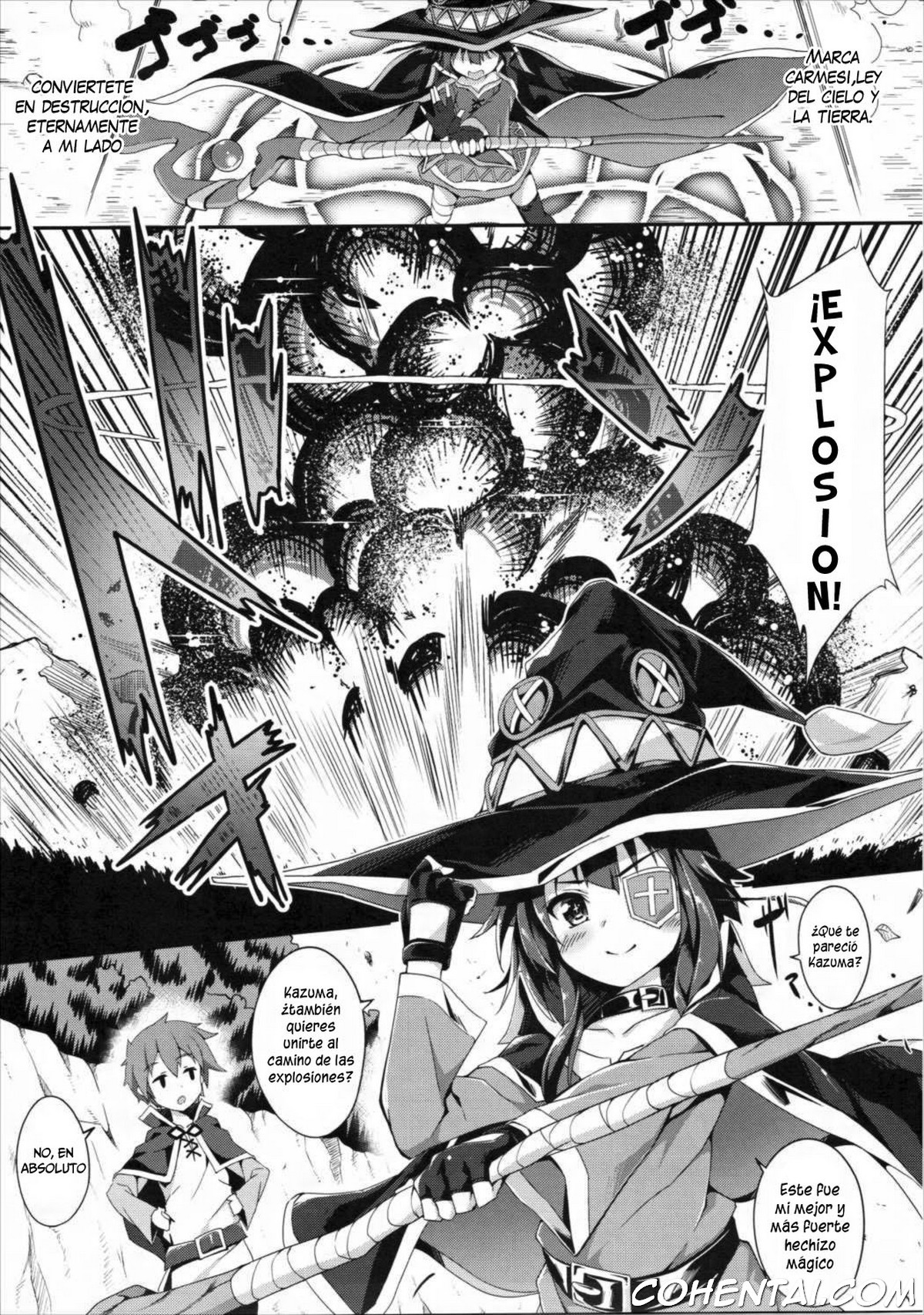 Megumin no Bakuretsu Mahou After (Kono Subarashii Sekai ni Syukufuku o!) xxx comics manga porno doujin hentai español sexo 