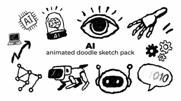 Ai Animated Doodle Sketch Pack - VideoHive 59161926