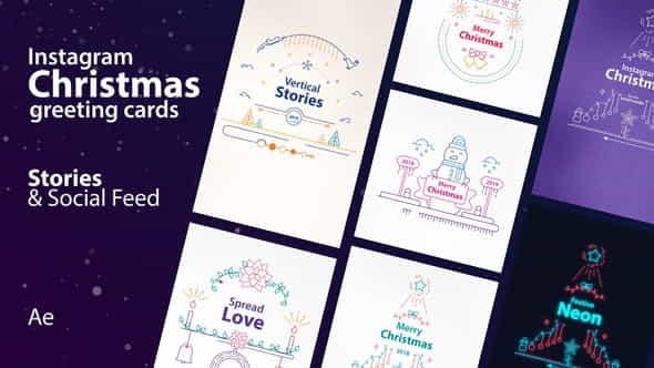 Instagram Christmas - VideoHive 22863047