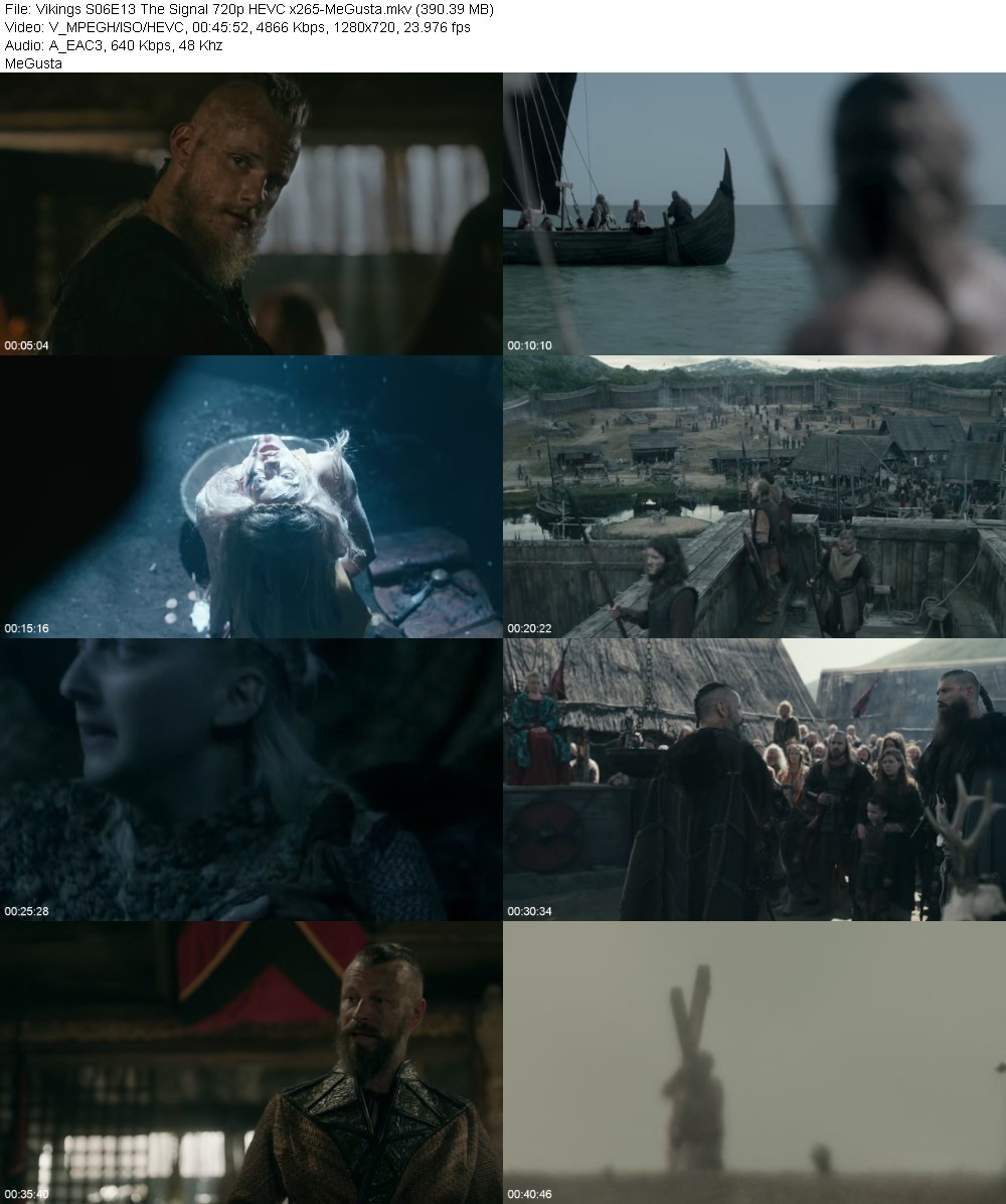 Vikings S06E13 The Signal 720p HEVC x265-MeGusta