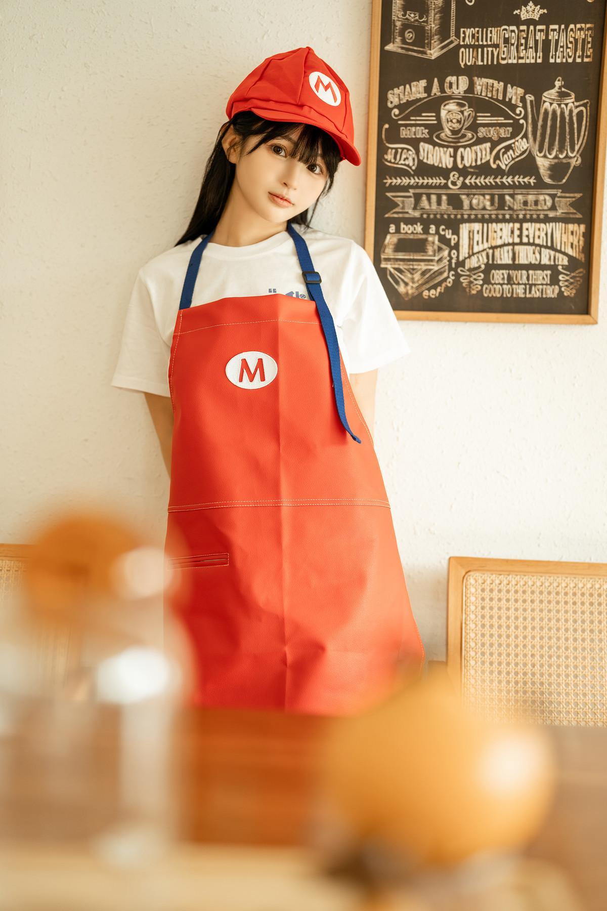 Cosplay 桜井宁宁 马里奥围裙 Mario Apron(9)