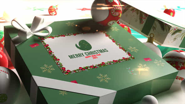 Christmas Box Logo - VideoHive 42002271