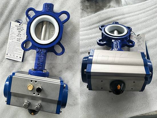 Bundor Pneumatic Butterfly Valve Exported to Indonesia