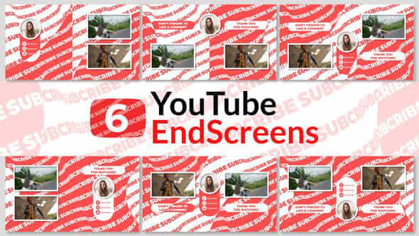 Youtube End Screens - VideoHive 33402672
