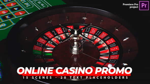Online Casino Promo |Online Roulette - VideoHive 33948684