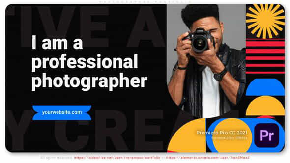 Photographer Portfolio - VideoHive 53604667