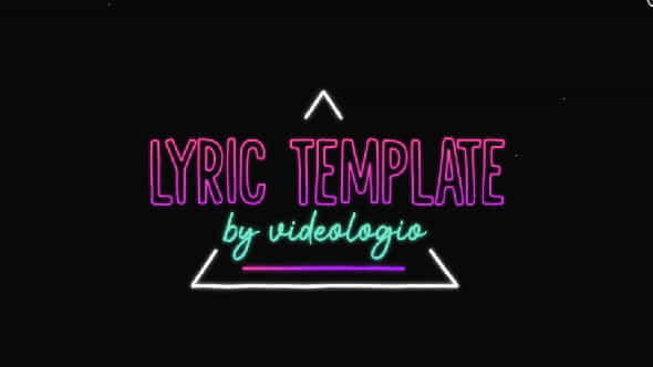 Lyric Video Template 4 - VideoHive 26396124