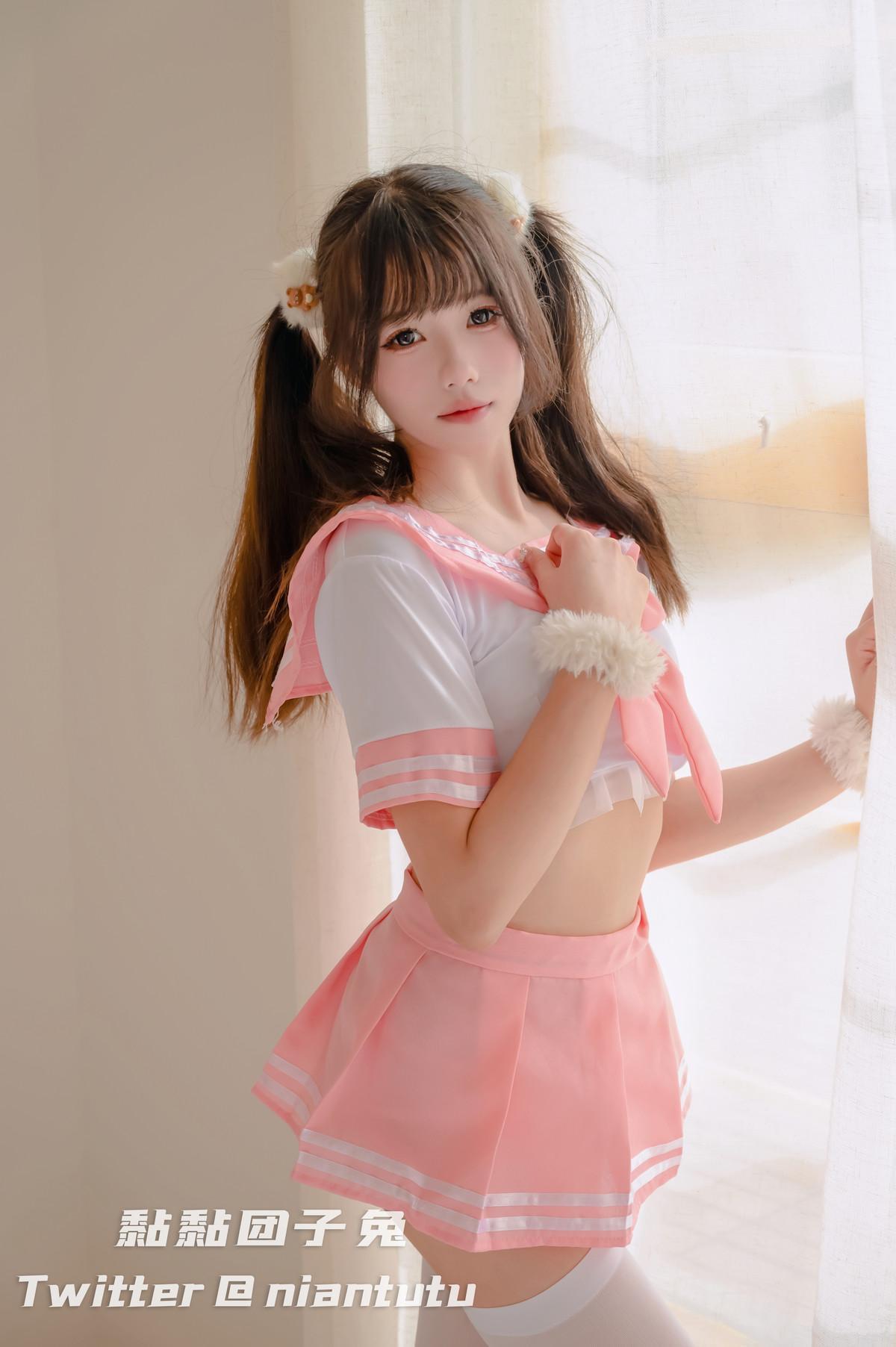 黏黏团子兔 Pink JK Joshi Kosei(21)