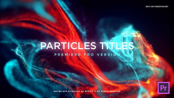 Particles Titles - FLU - VideoHive 30128657