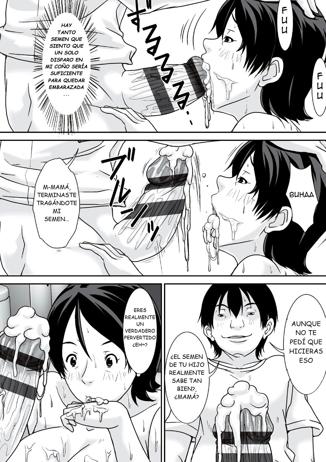 [Hoyoyodou] Kora! Anta Hahaoya o Kudoite Nani Shiyoutte Iu no!  ¡Oye! ¡¿Qué haces seduciendo a tu madre! [Spanish] [GB]