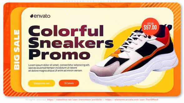 Sneakers Arrival Promo - VideoHive 49876714