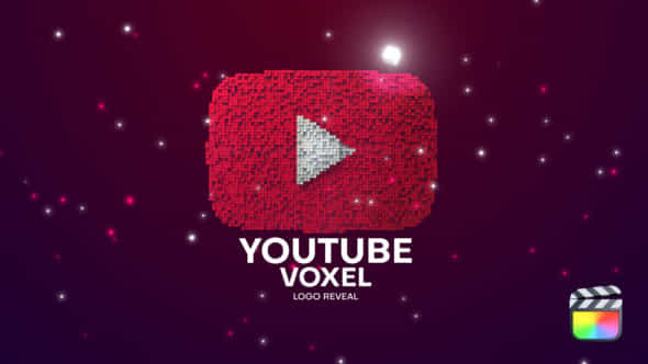 Youtube Voxel Pixel Logo Reveal - VideoHive 51299870