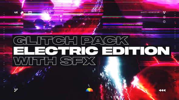 Electric Glitch Transitions - VideoHive 38511091