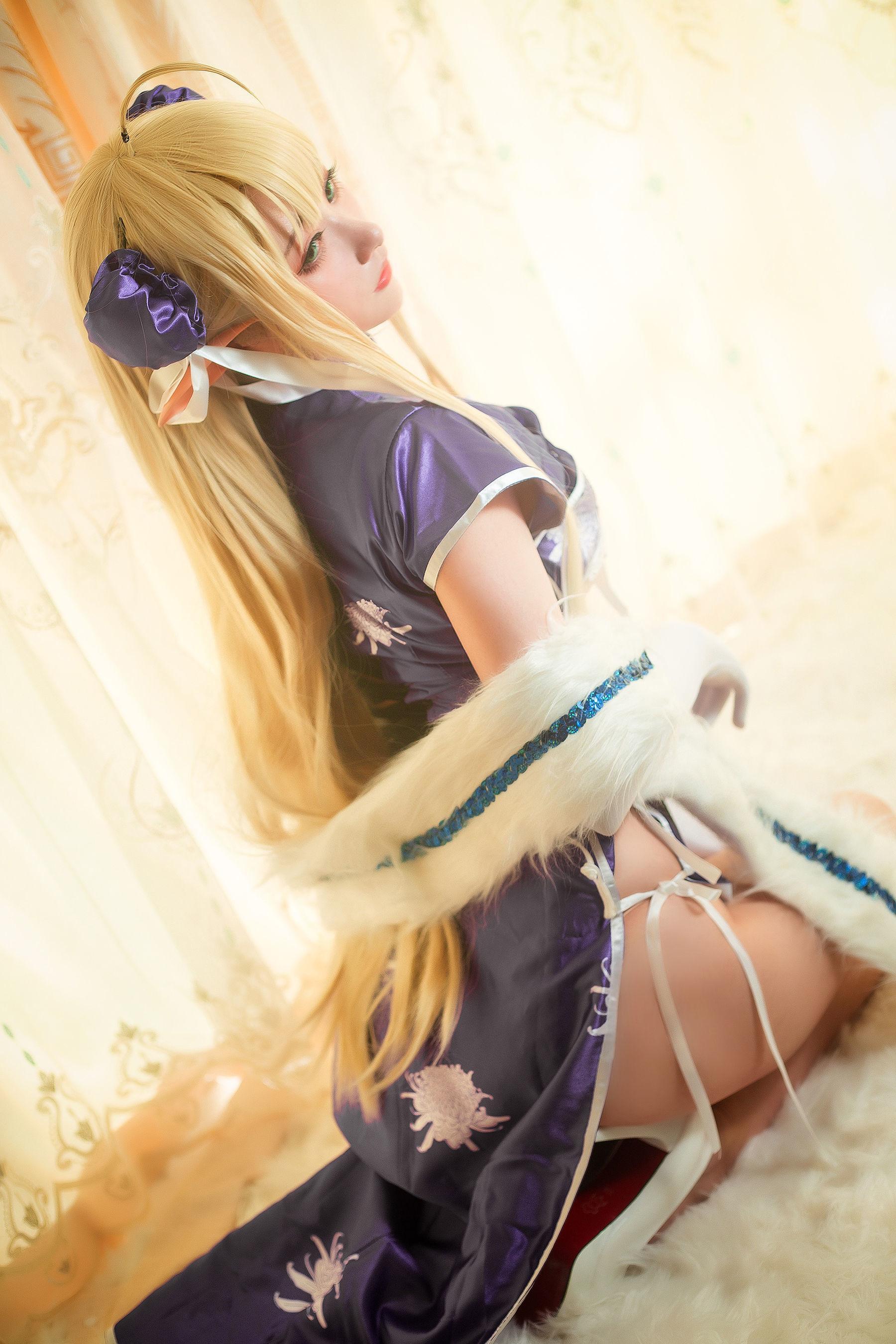 [网红COSER] 高颜值coser念念_D – 半人马旗袍 写真集(7)