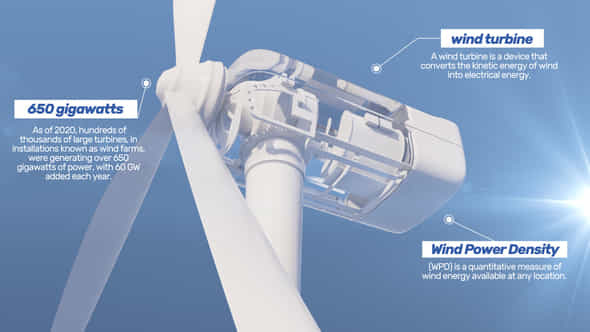 Wind Turbine Logo - VideoHive 44825380