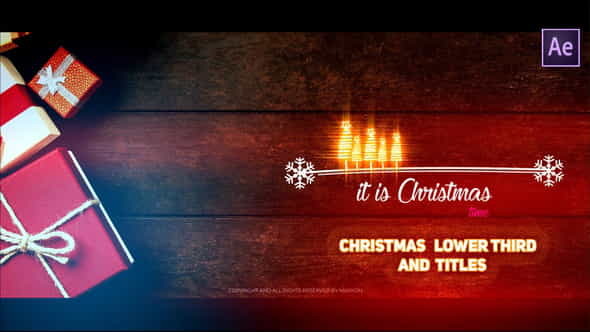 Christmas Titles - VideoHive 23059939