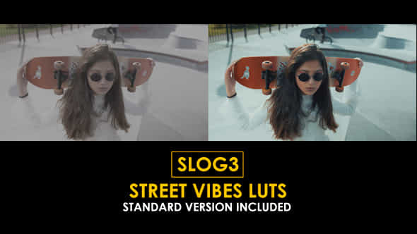 Slog3 Street Vibes And Standard Luts - VideoHive 50849023