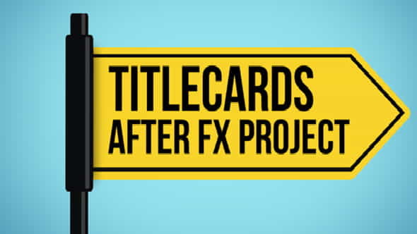 Titlecards and Text - VideoHive 12937087