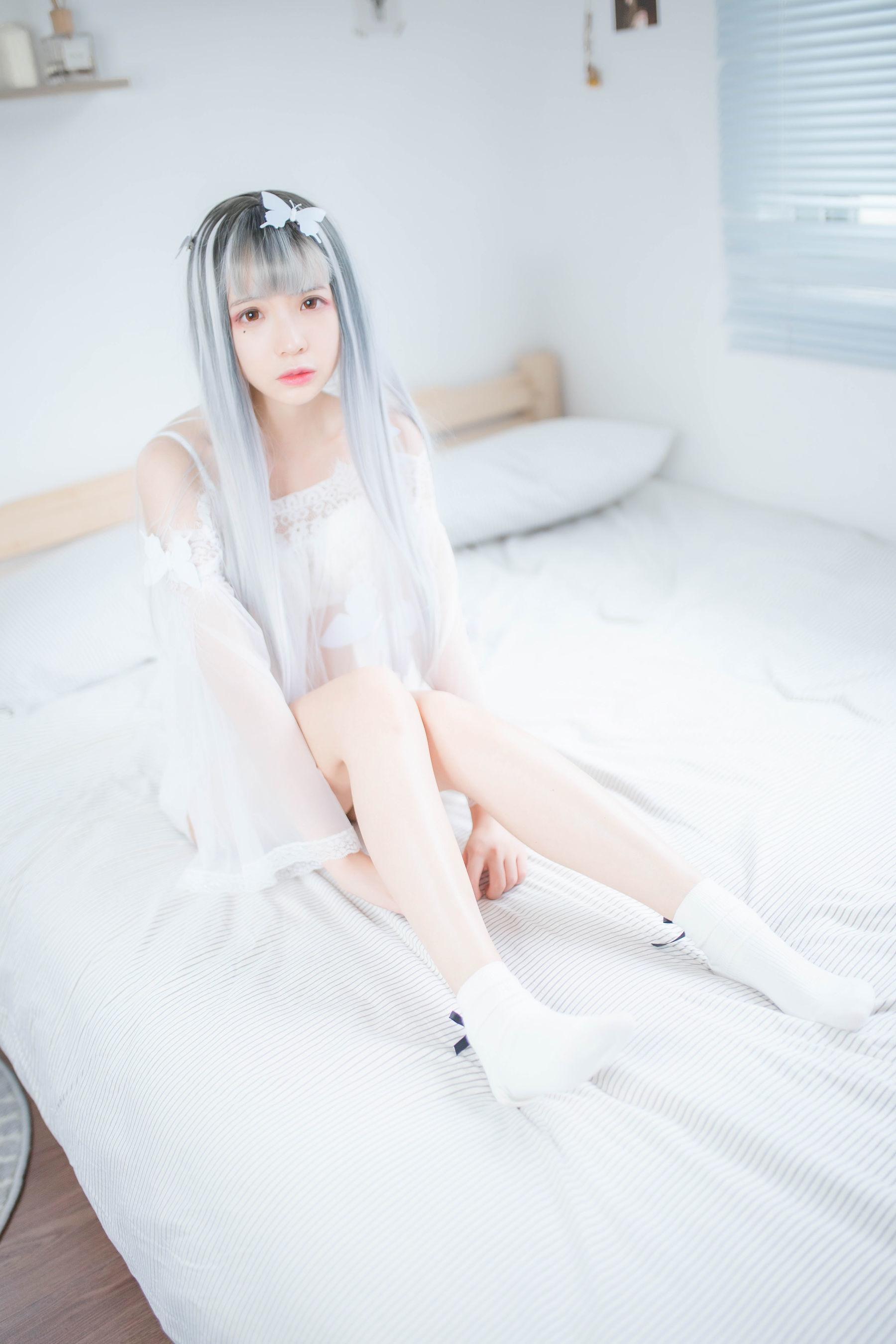 [网红COSER] 疯猫ss – 透明白纱 写真集(30)