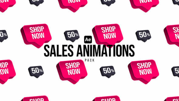 Sales Animations Pack - VideoHive 50268368