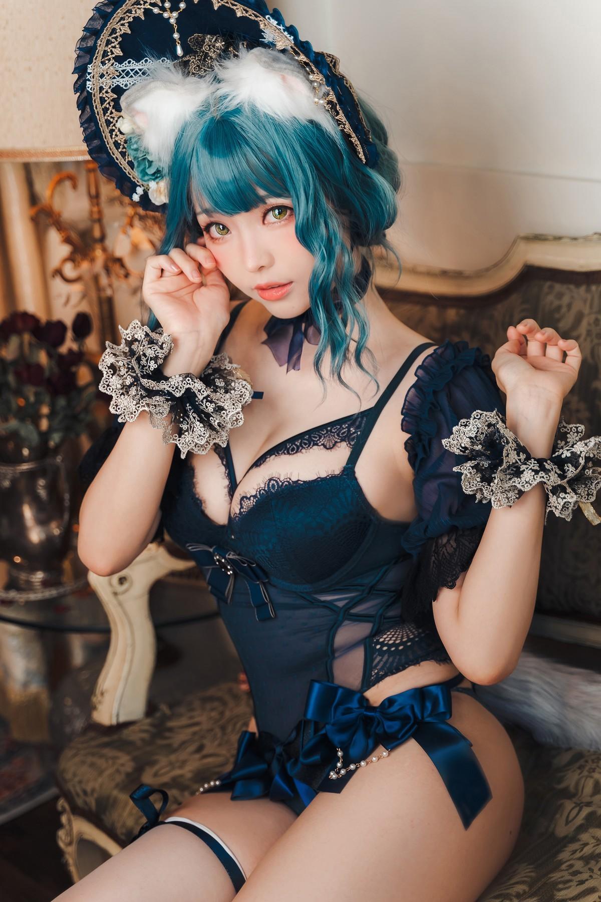 Cosplay ElyEE子 Scottish Fold Cat Doll 摺耳貓少女人形(50)