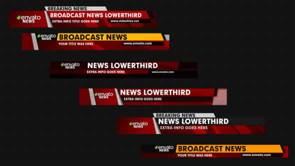 News Lower Thirds - VideoHive 18559721