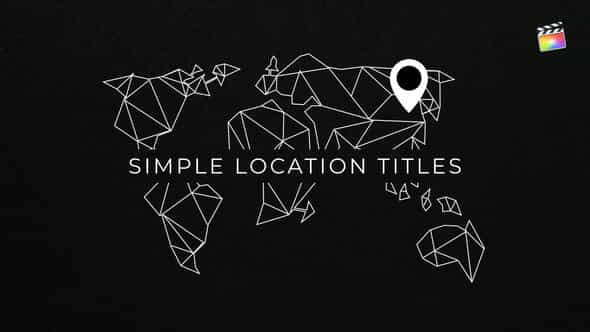 Simple Location Titles. - VideoHive 37668016
