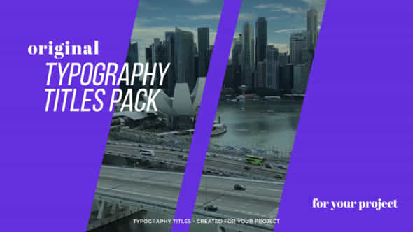 Typography Titles V1 - VideoHive 39168106