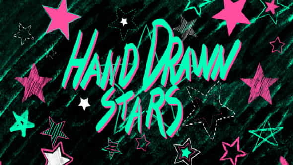 Hand Drawn Stars - VideoHive 20627906