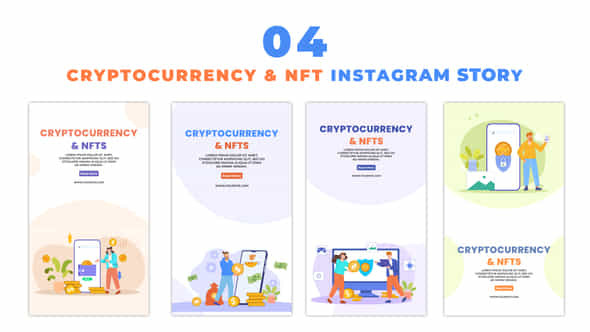 Cryptocurrency and NFT - VideoHive 48625156