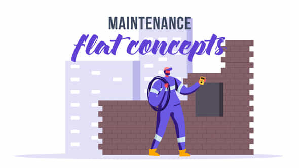 Maintenance - Flat - VideoHive 33076012