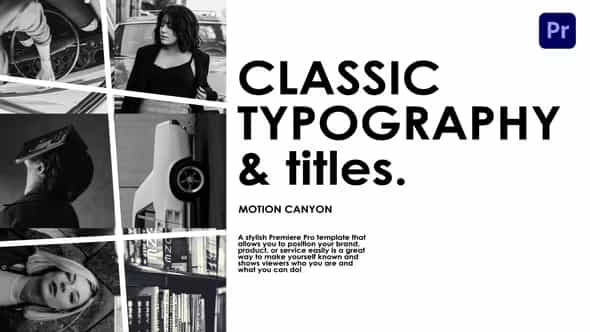 Classic Typography - VideoHive 41835380