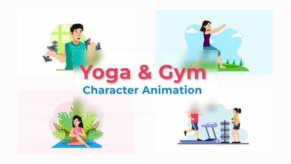Yoga And Gym - VideoHive 39673074